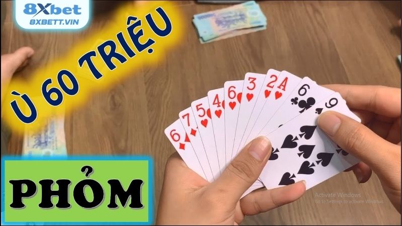 Luật chơi phỏm 8XBET đơn giản và dễ áp dụng