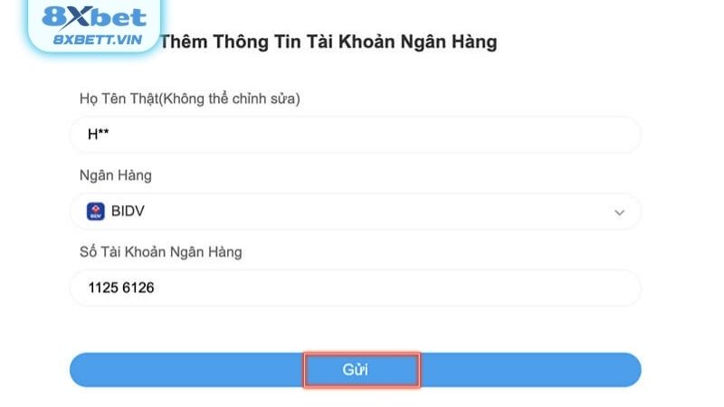 Các bước thực hiện rút tiền 8XBET dễ hiểu, dễ thao tác